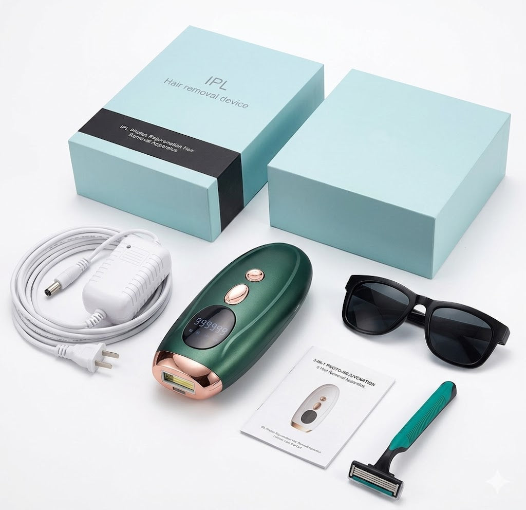 DEPILADORA IPL Dermasilk Pro: Depilación láser permanente en casa para mujer y hombre.
